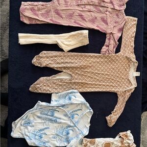 Kids One Piece Set - Brown, Pink, and blue